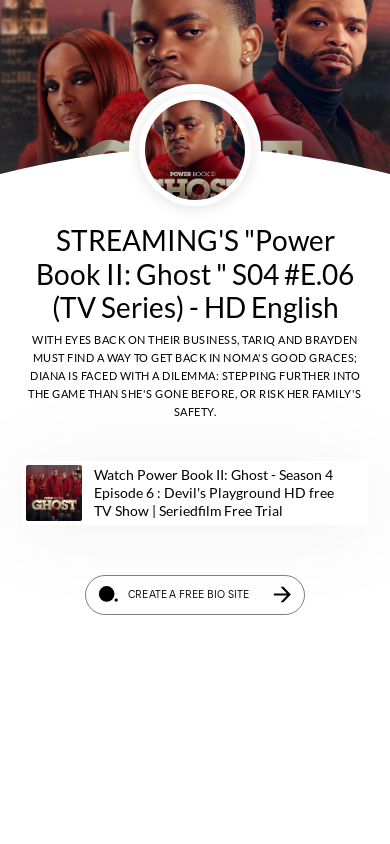 the mobile screenshot of bio.site