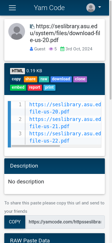 the mobile screenshot of yamcode.com