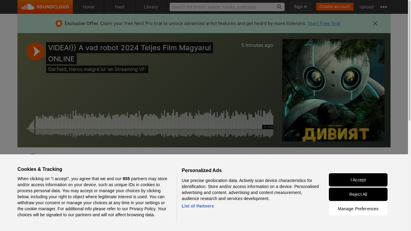 the desktop screenshot of soundcloud.com