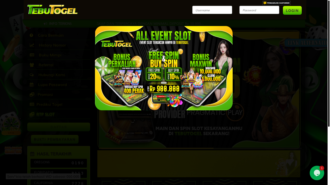 the desktop screenshot of tebumakmur.com