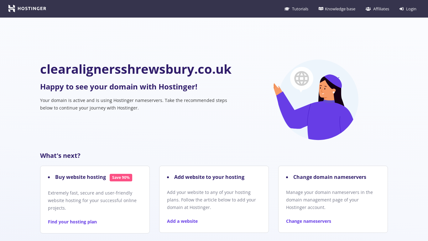 the desktop screenshot of clearalignersshrewsbury.co.uk