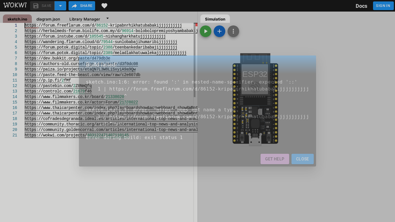 the desktop screenshot of wokwi.com