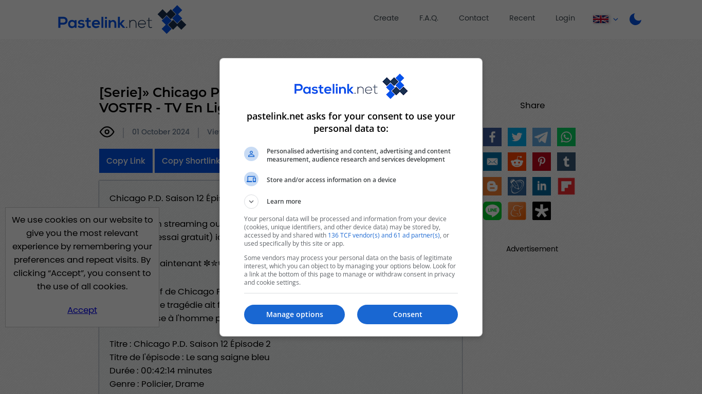 the desktop screenshot of pastelink.net