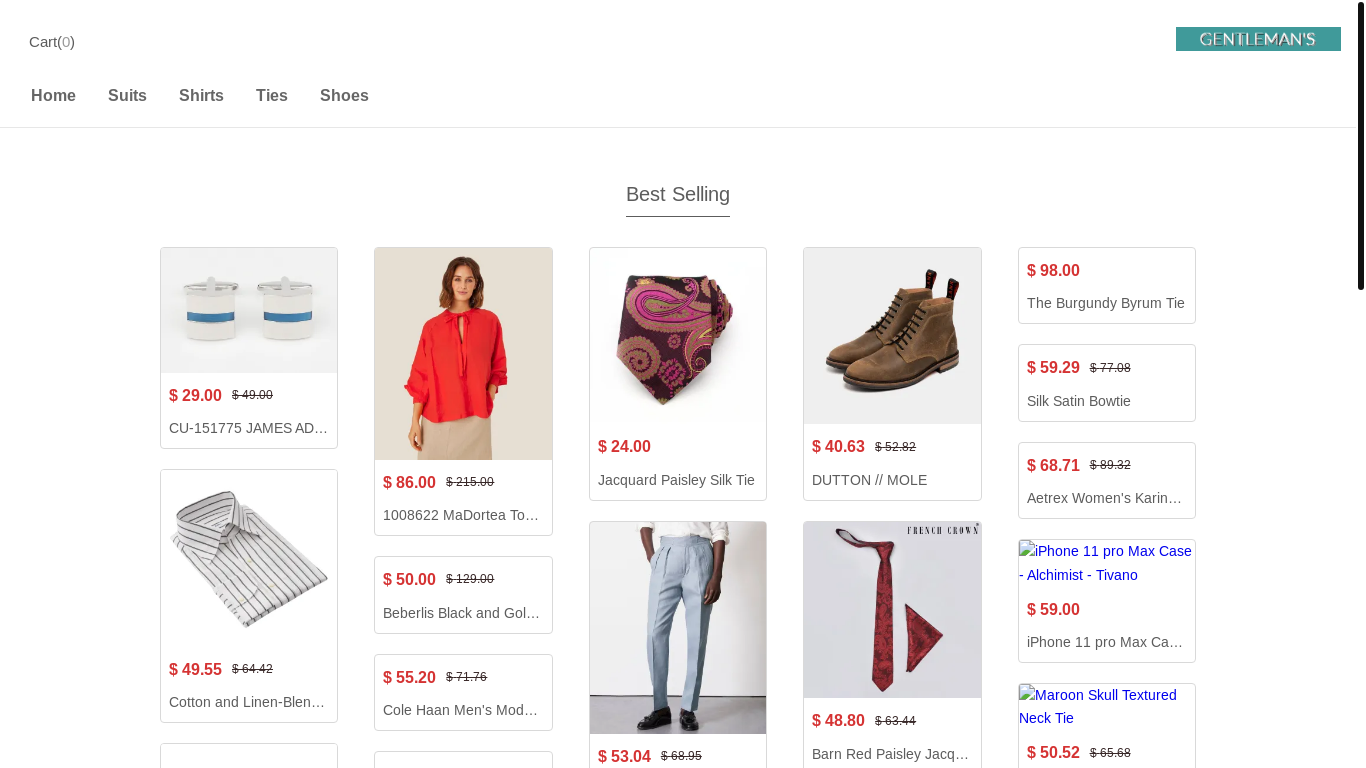 the desktop screenshot of www.clothescove.store