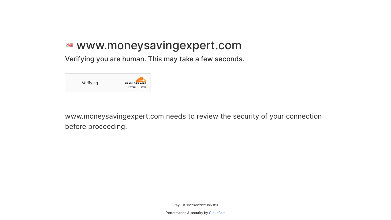the desktop screenshot of www.moneysavingexpert.com