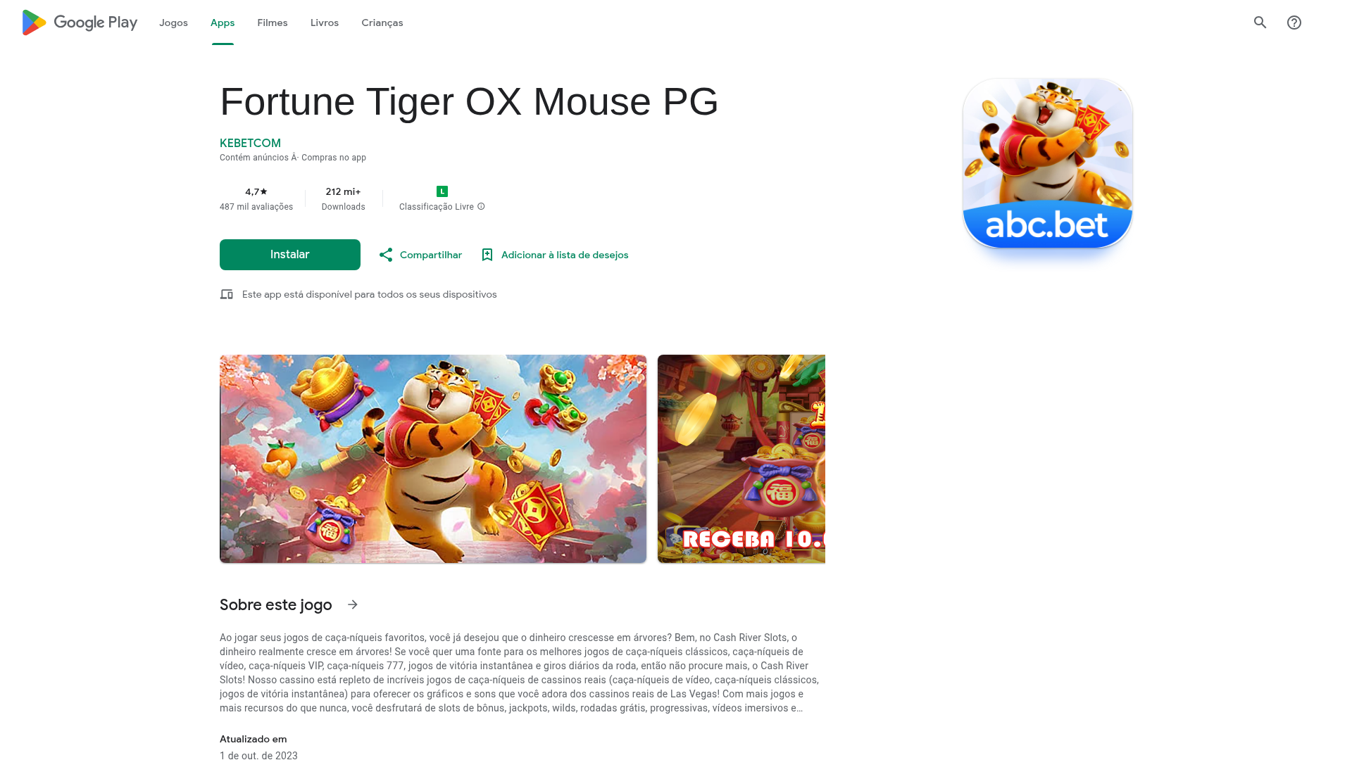 Fortune Tiger OX Mouse PG - Apps no Google Play - URL Scan Results ...