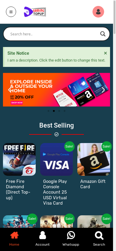 the mobile screenshot of gametopupzone.com