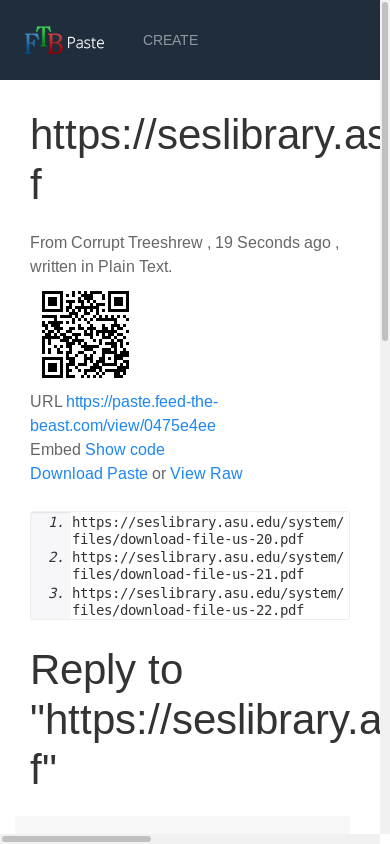 the mobile screenshot of paste.feed-the-beast.com