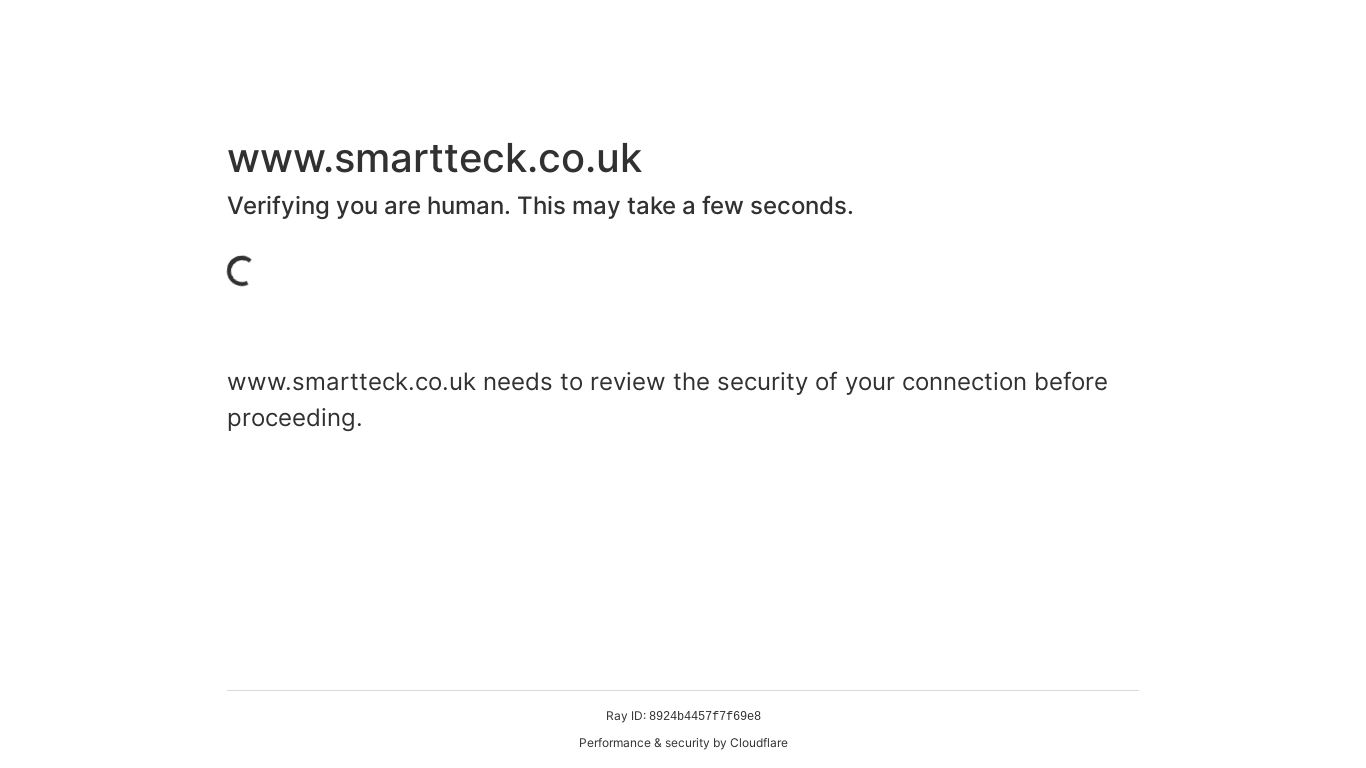 the desktop screenshot of www.smartteck.co.uk