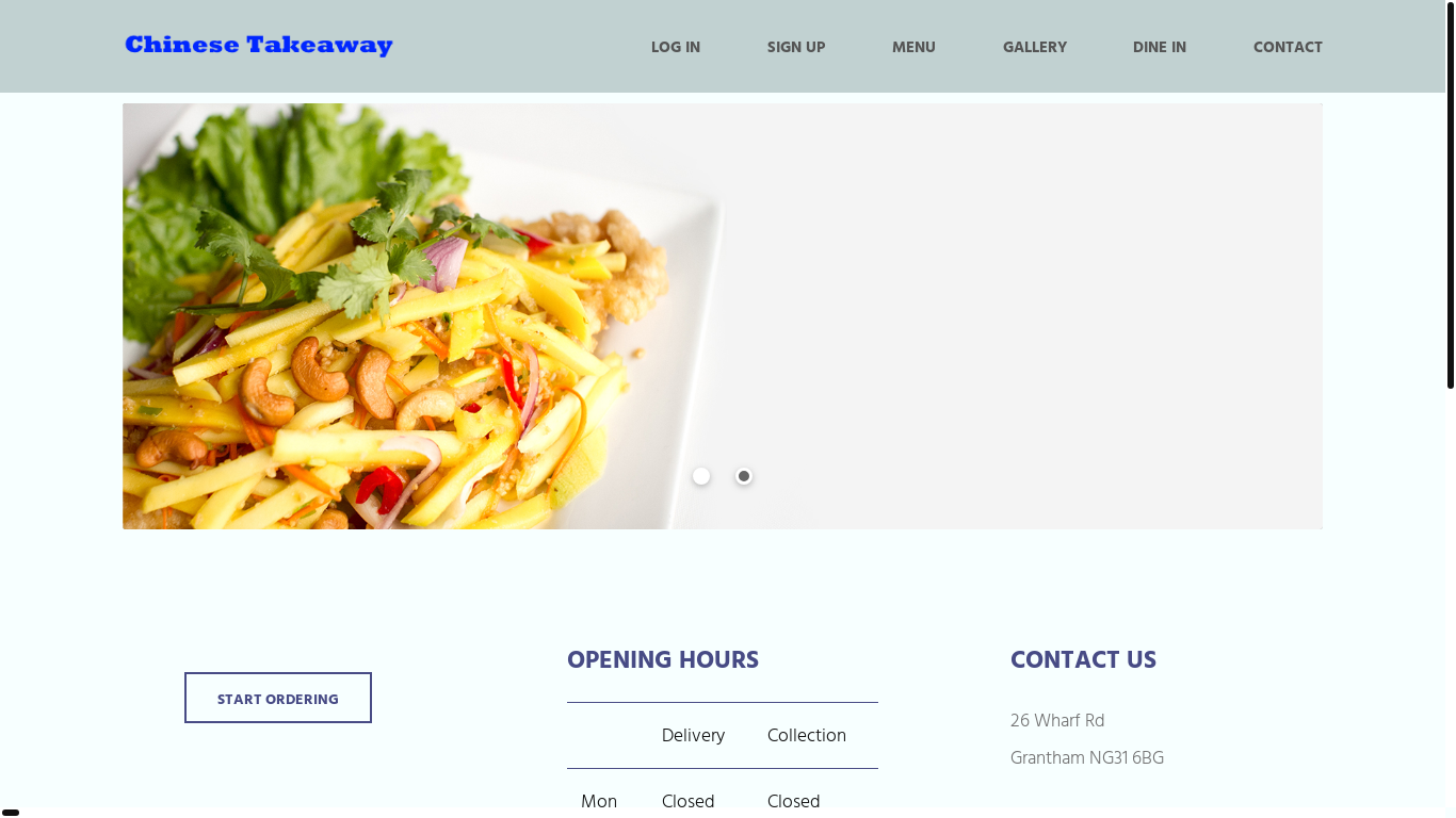 the desktop screenshot of pekingwokorder.co.uk