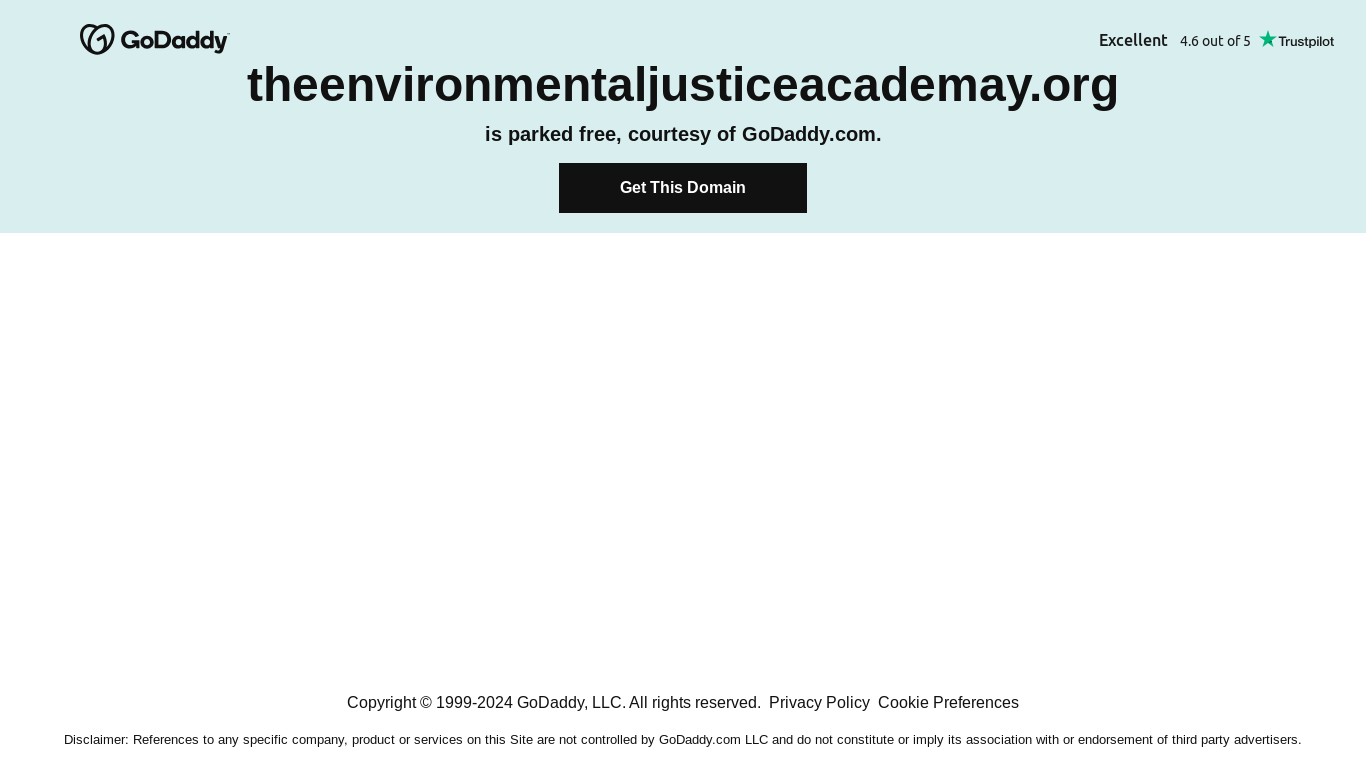 the desktop screenshot of theenvironmentaljusticeacademay.org