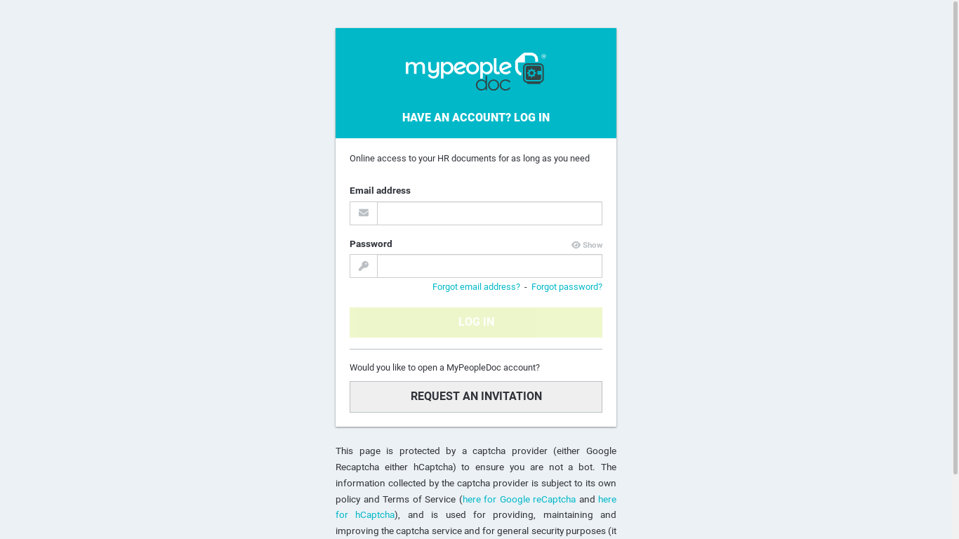 the desktop screenshot of novapostme.staging.eu.people-doc.com