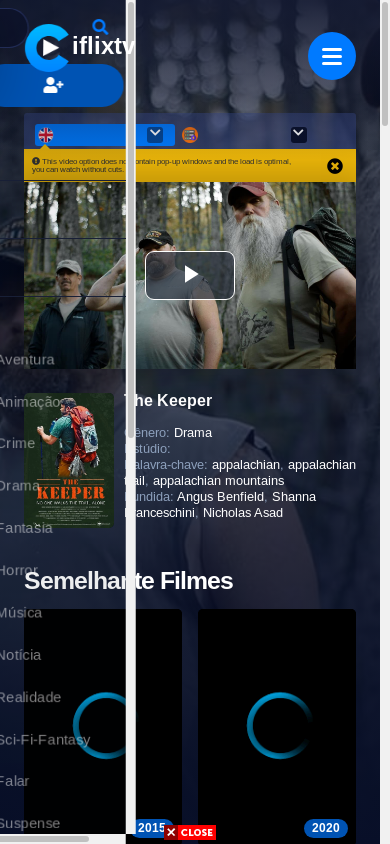 the mobile screenshot of iflixtv.xyz