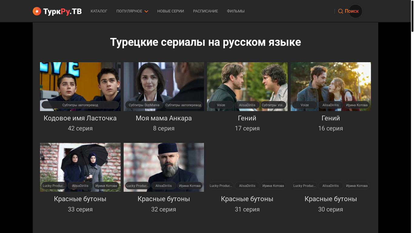 the desktop screenshot of turkrutvtt.ru