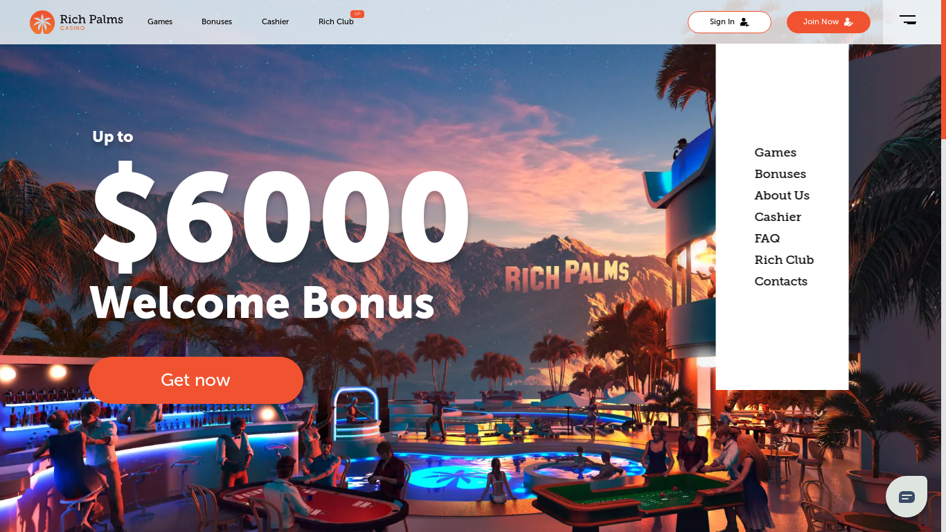 the desktop screenshot of richpalms.com