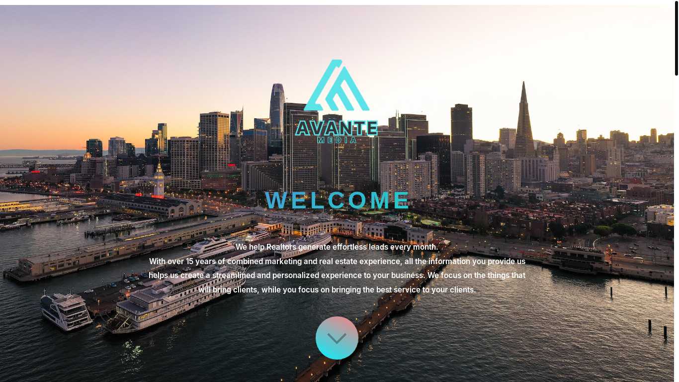 the desktop screenshot of avantemedia.ca