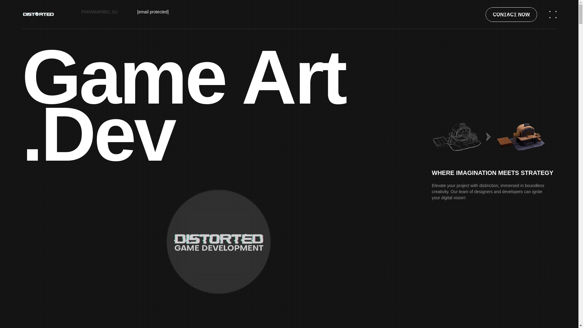 the desktop screenshot of distortedmainwebsite.pages.dev