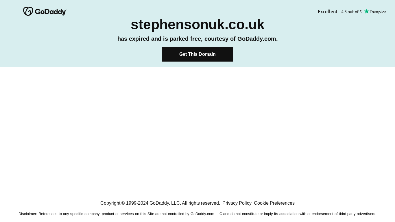 the desktop screenshot of stephensonuk.co.uk