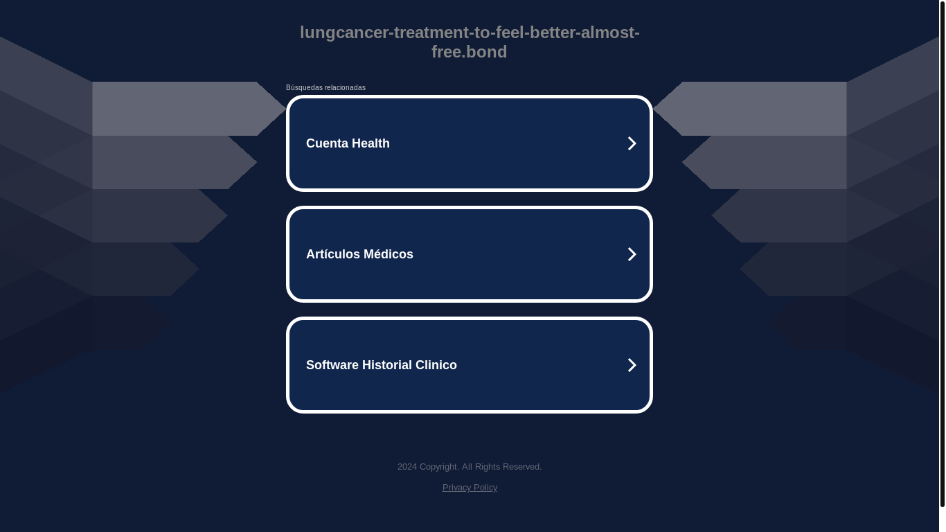 the desktop screenshot of lungcancer-treatment-to-feel-better-almost-free.bond