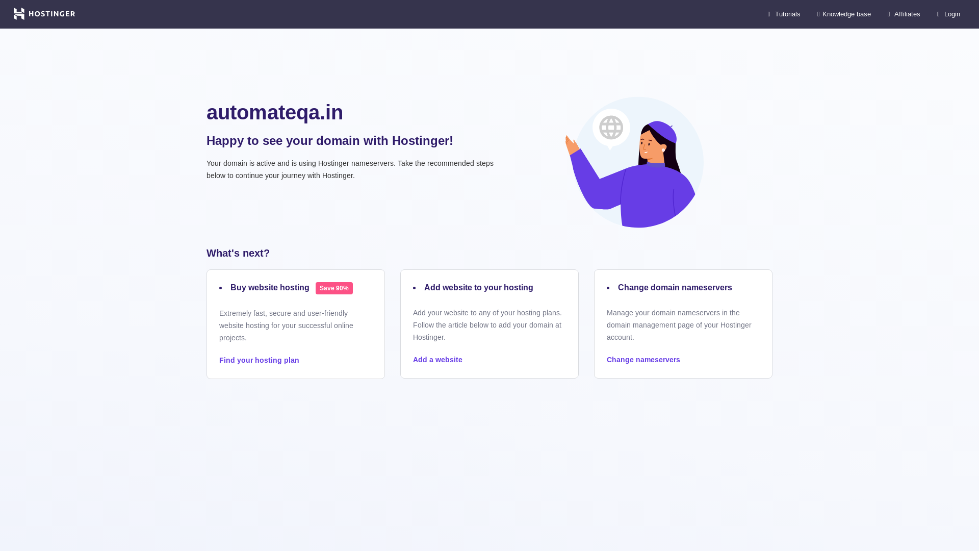the desktop screenshot of automateqa.in