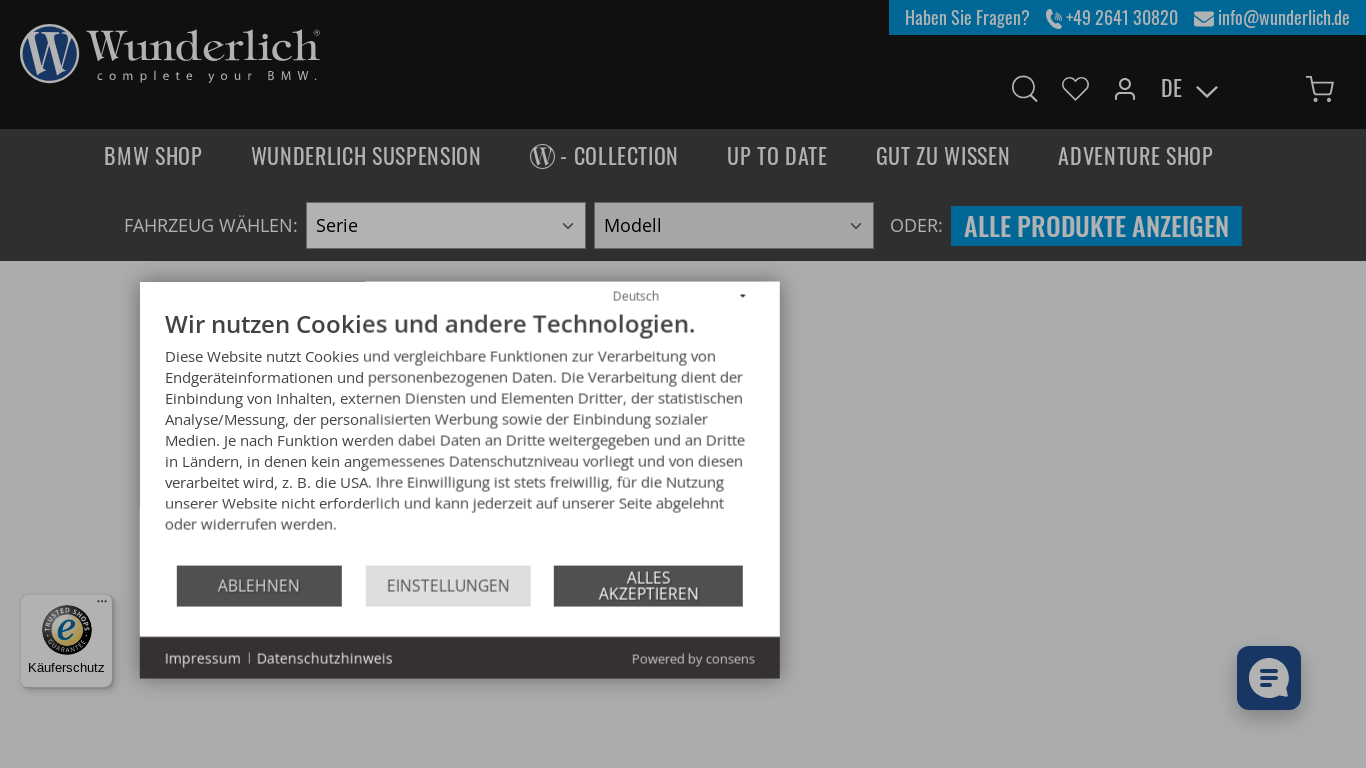 the desktop screenshot of www.wunderlich.de