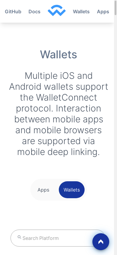 the mobile screenshot of connectblockchain.pages.dev