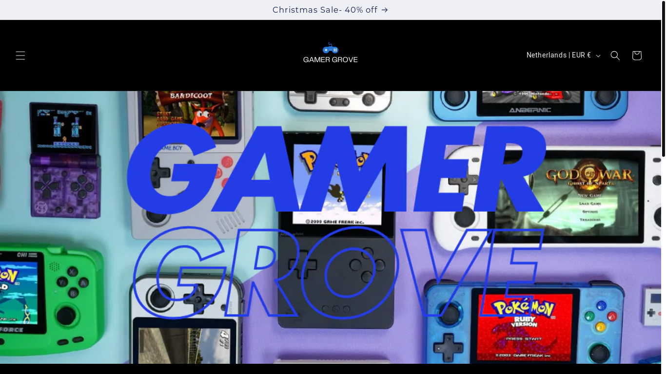 the desktop screenshot of gamergrove.nl