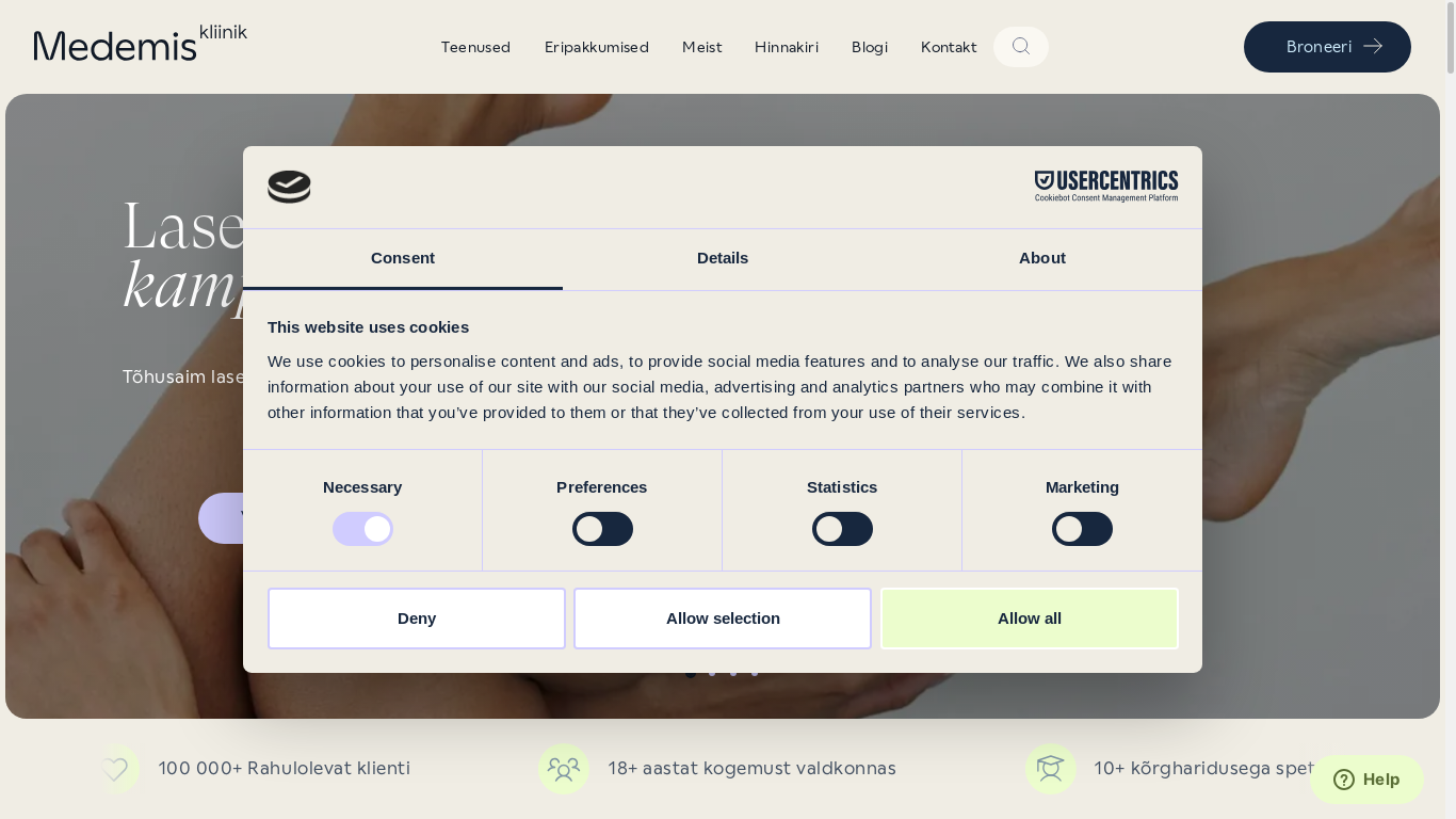 the desktop screenshot of medemis.ee
