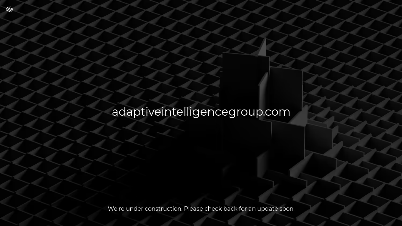 the desktop screenshot of adaptiveintelligencegroup.com