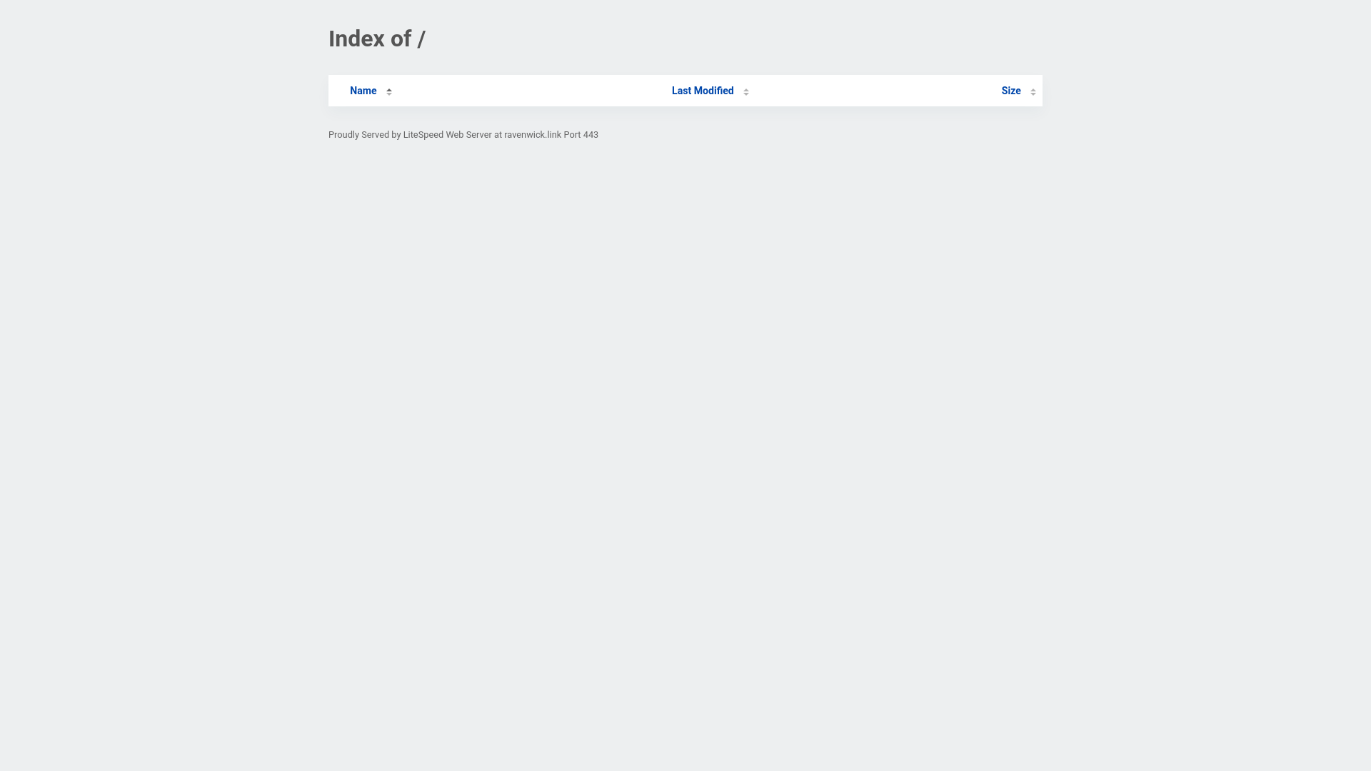 Index of / - URL Scan Results | Tiny Scan