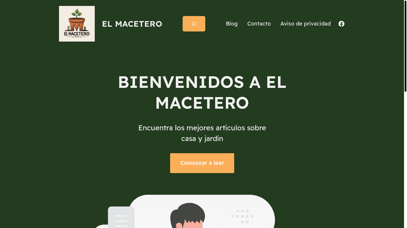 the desktop screenshot of elmacetero.site