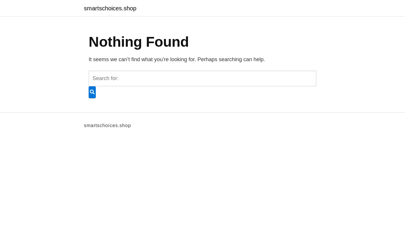 the desktop screenshot of smartschoices.shop