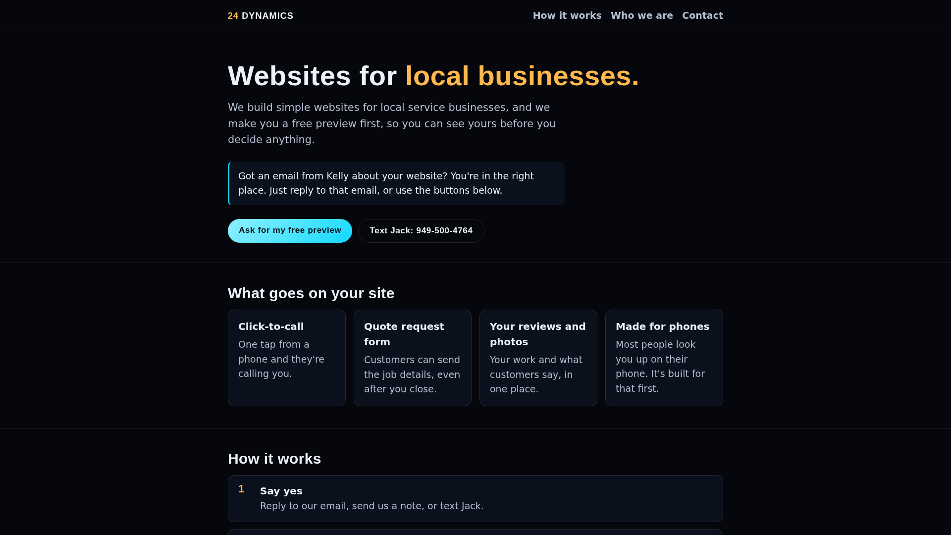 Websites for Local Businesses | 24 Dynamics LLC, Franklin TN - URL Scan ...