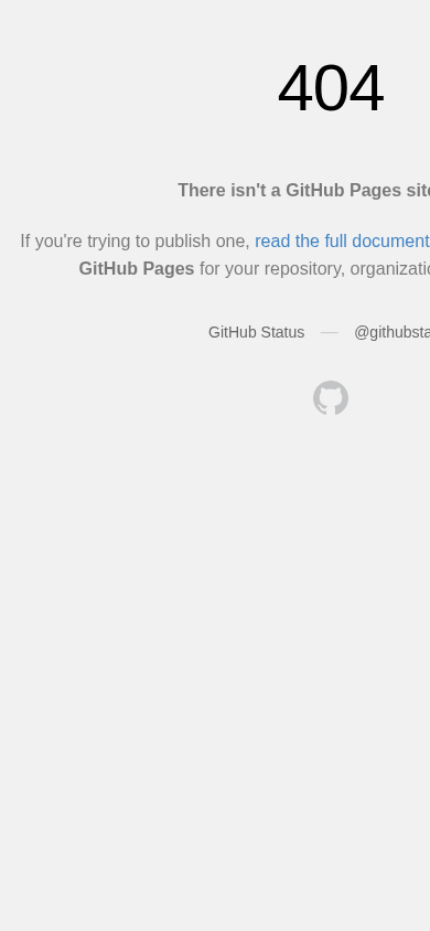 Site not found · GitHub Pages - URL Scan Results | Tiny Scan