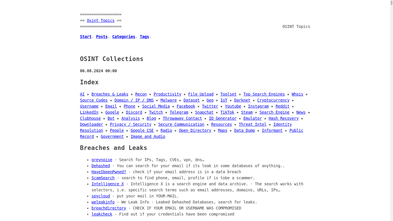 the desktop screenshot of 0sint.ir