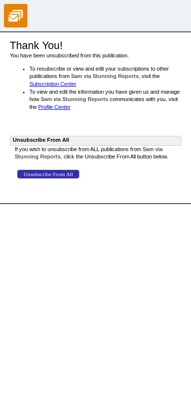 the mobile screenshot of click.sr.stunningreports.com