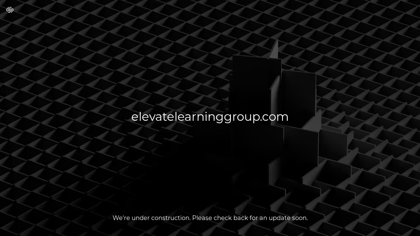 the desktop screenshot of elevatelearninggroup.com