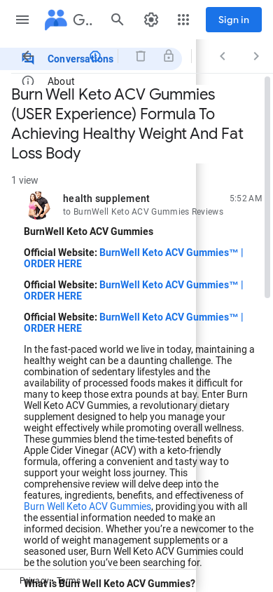 the mobile screenshot of groups.google.com