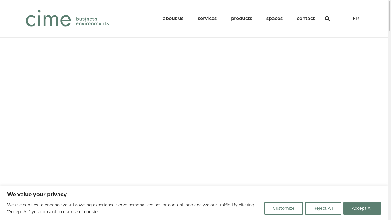 the desktop screenshot of www.cimedecor.ca