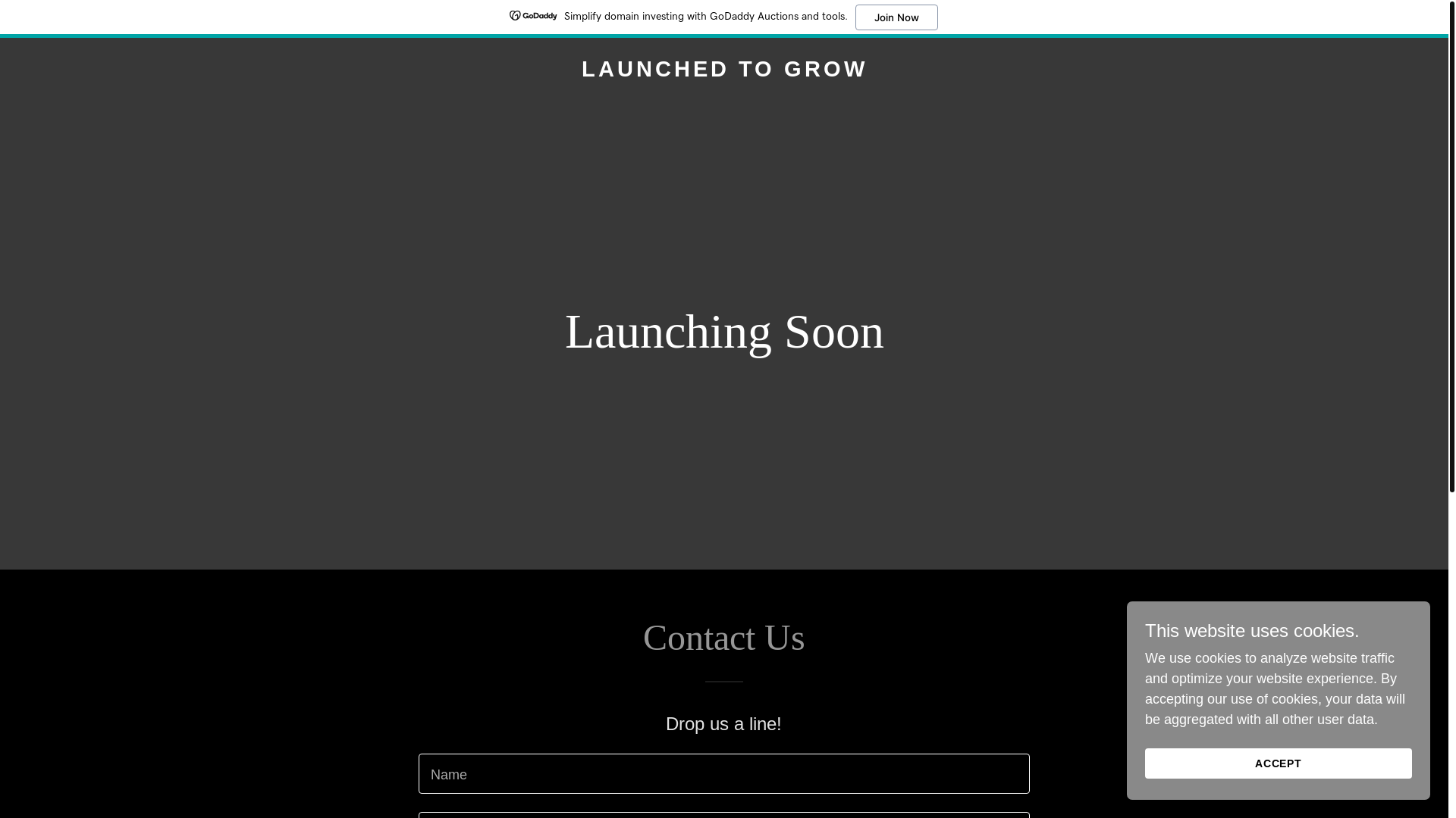 the desktop screenshot of launchedtogrow.com