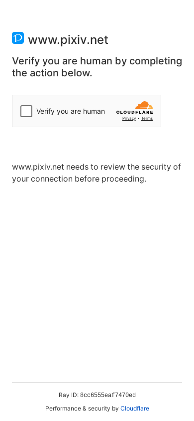 the mobile screenshot of www.pixiv.net