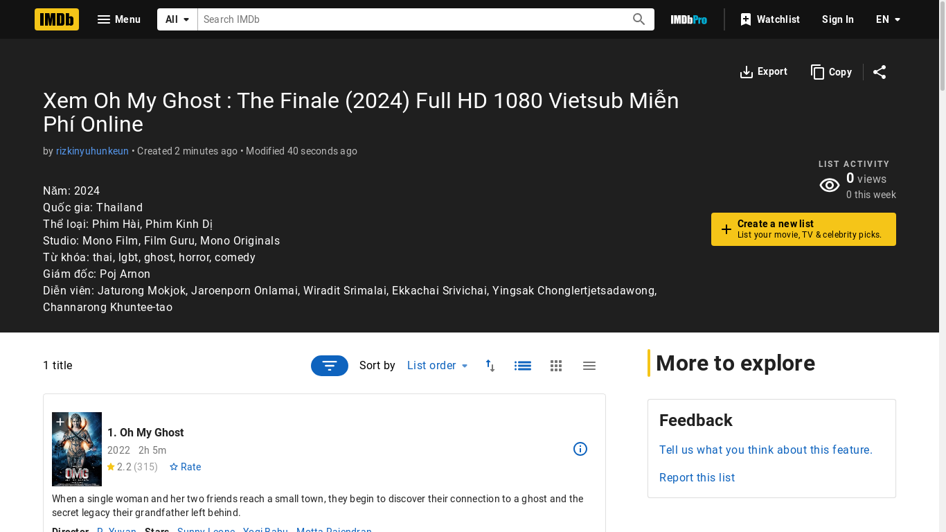 the desktop screenshot of m.imdb.com