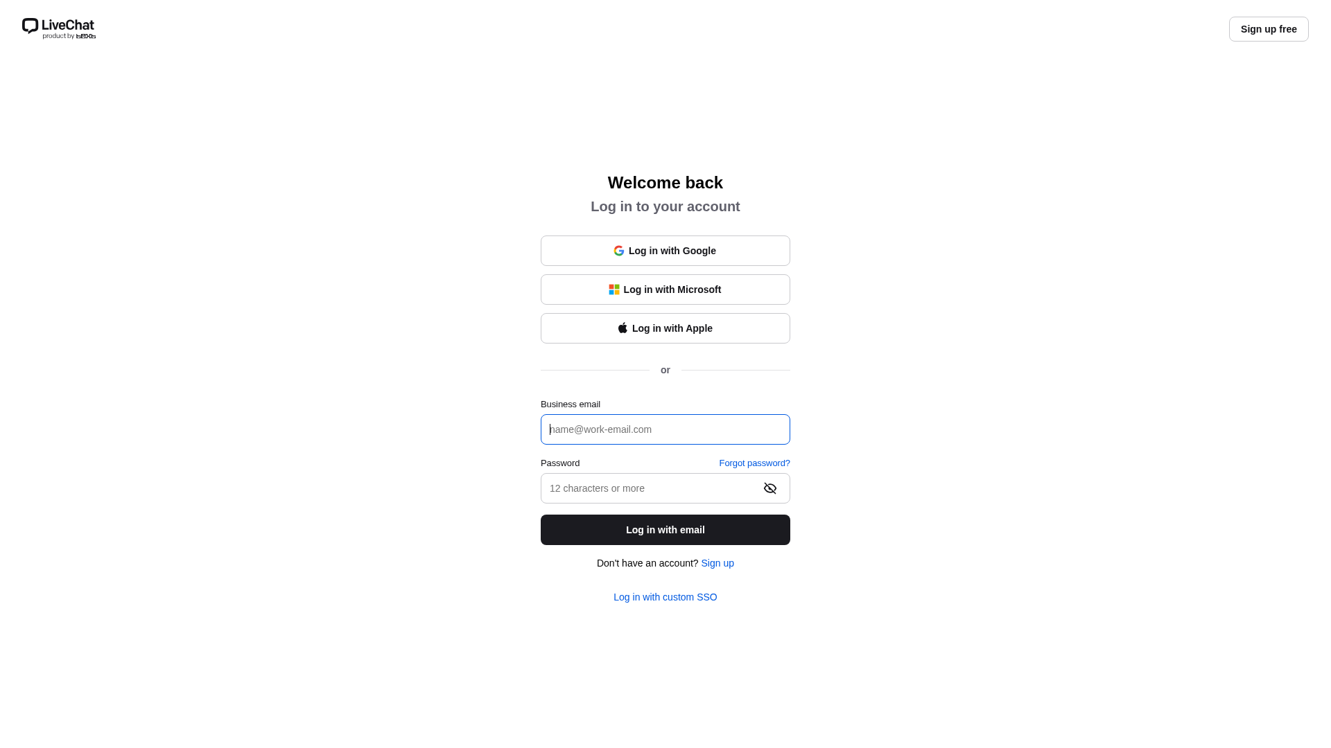 Sign In to Your LiveChat Account | Text Accounts - URL Scan Results ...