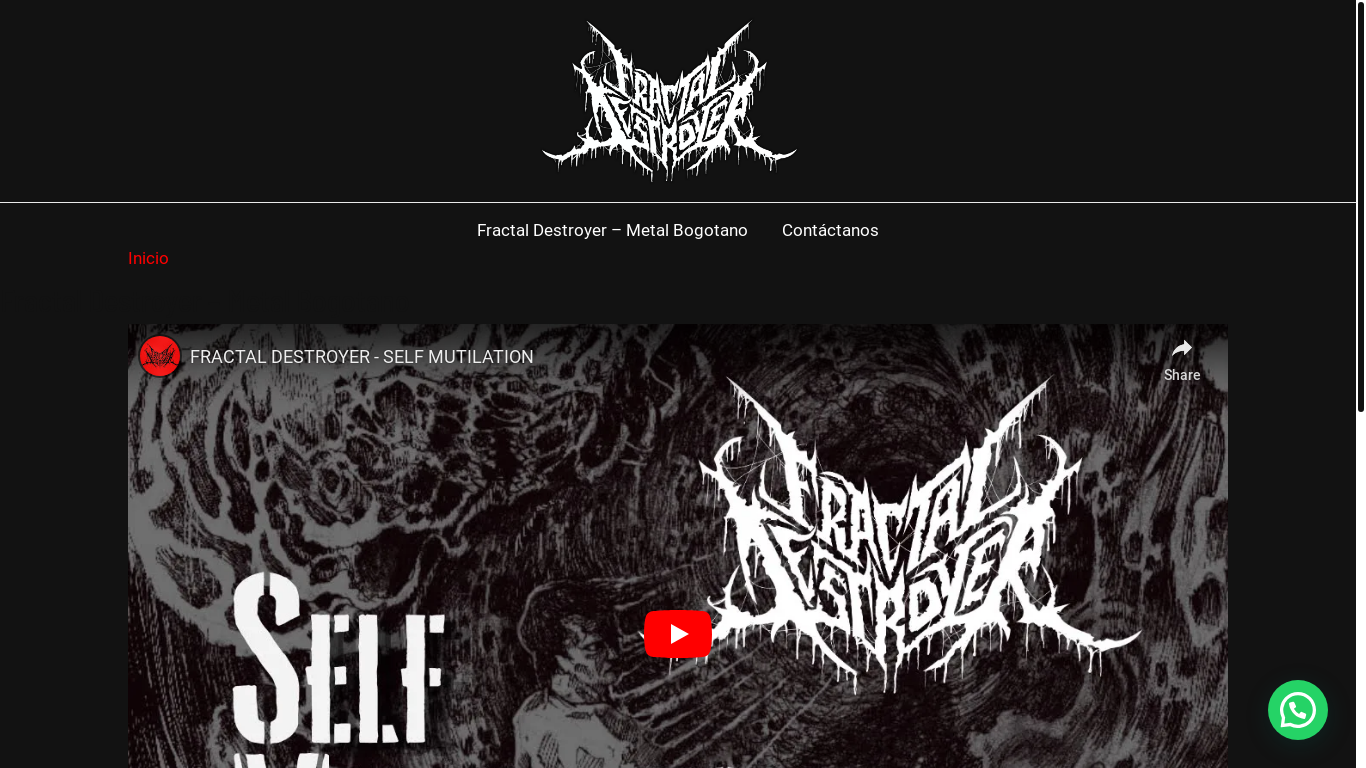 the desktop screenshot of fractaldestroyer.com