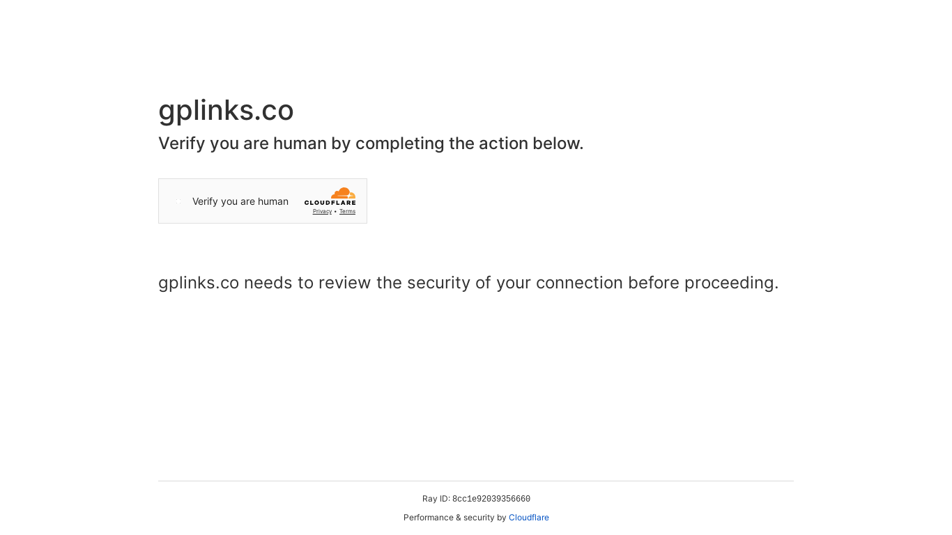 the desktop screenshot of gplinks.co