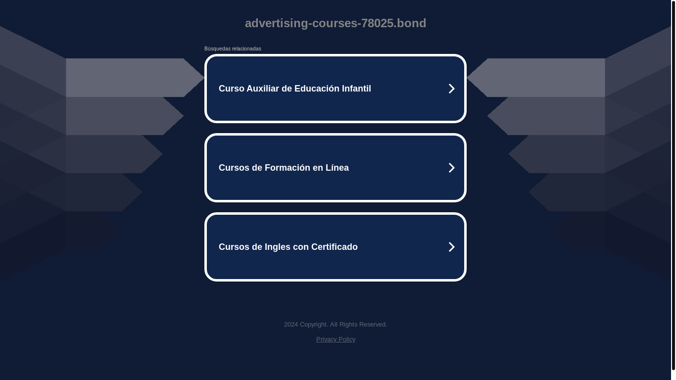 the desktop screenshot of advertising-courses-78025.bond