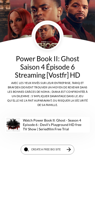 the mobile screenshot of bio.site