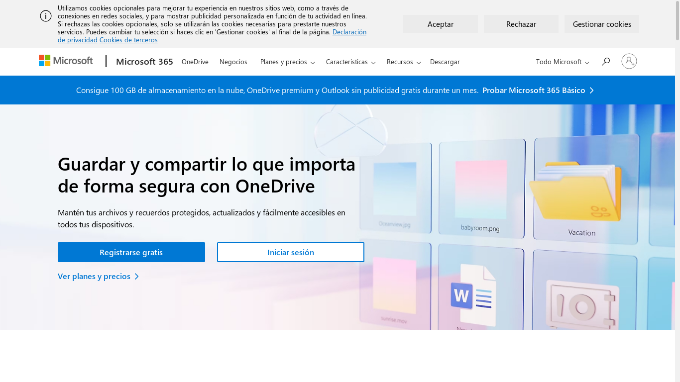 the desktop screenshot of www.microsoft.com