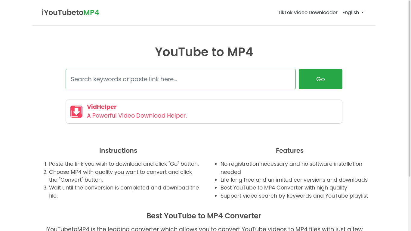 the desktop screenshot of iyoutubetomp4.com