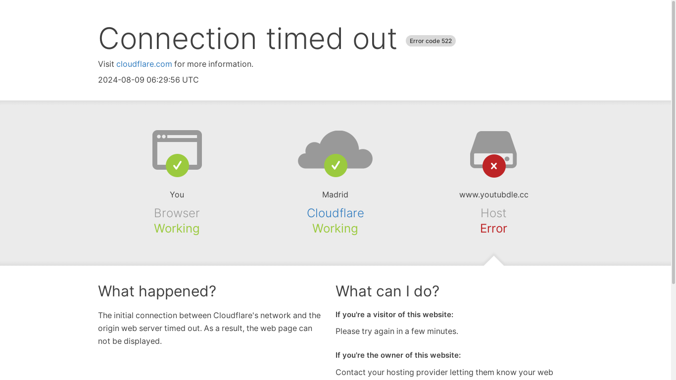 the desktop screenshot of www.youtubdle.cc